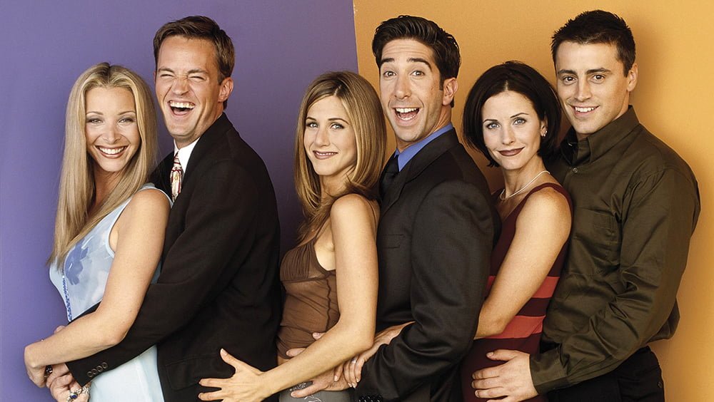 Imagem Destaque - Elenco de Friends - Phoebe, Chandler, Rachel, Ross, Monica, Joey